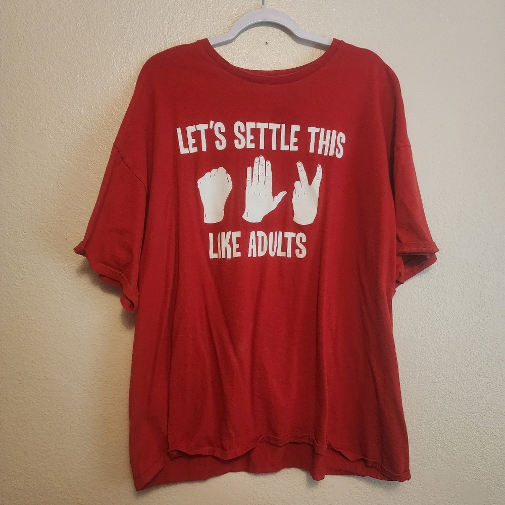 Red  Graphic T-Shirt